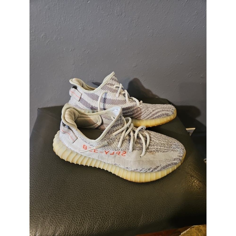Adidas Yeezy Boost 350 V2‎ Low Zebra White-gray Men's Size 10 great cond. (S115